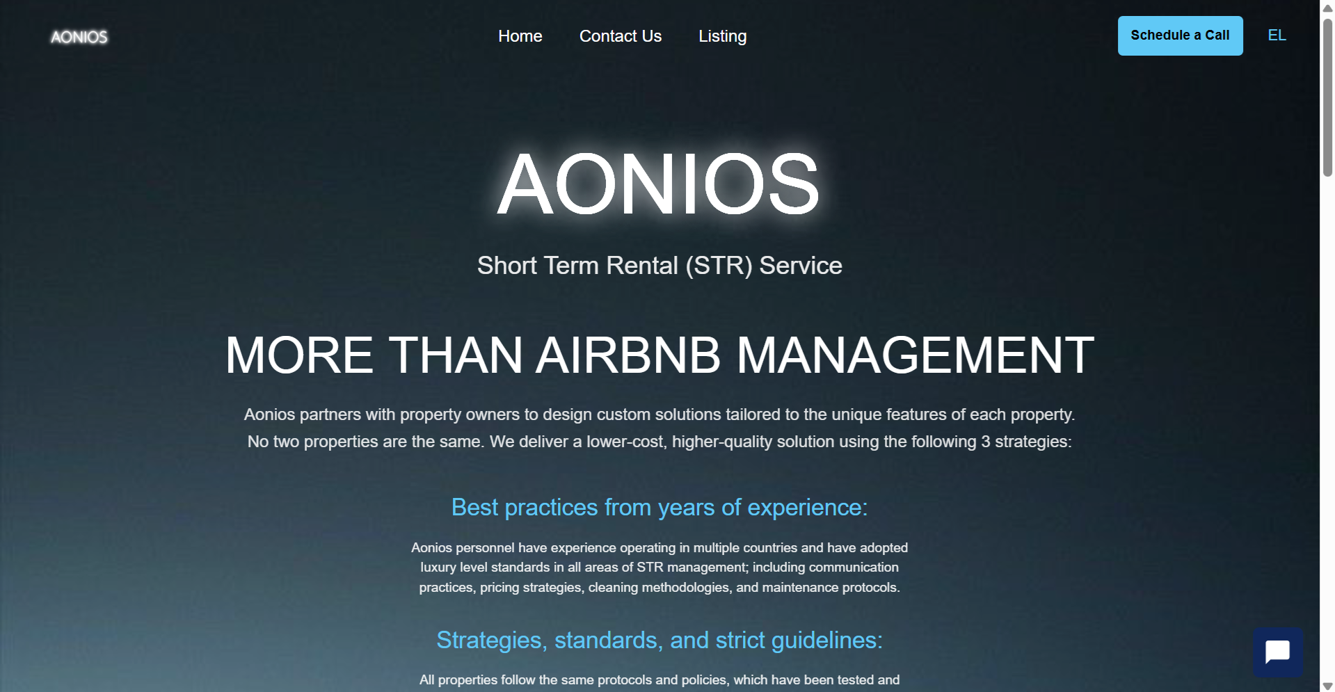 Aonios Properties — Hotel Booking Platform